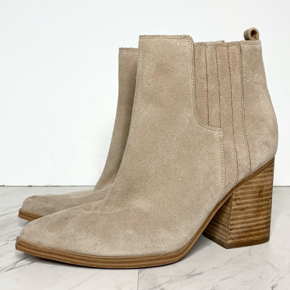 Marc Fisher Oshay Suede Bootie 8 1/2 M